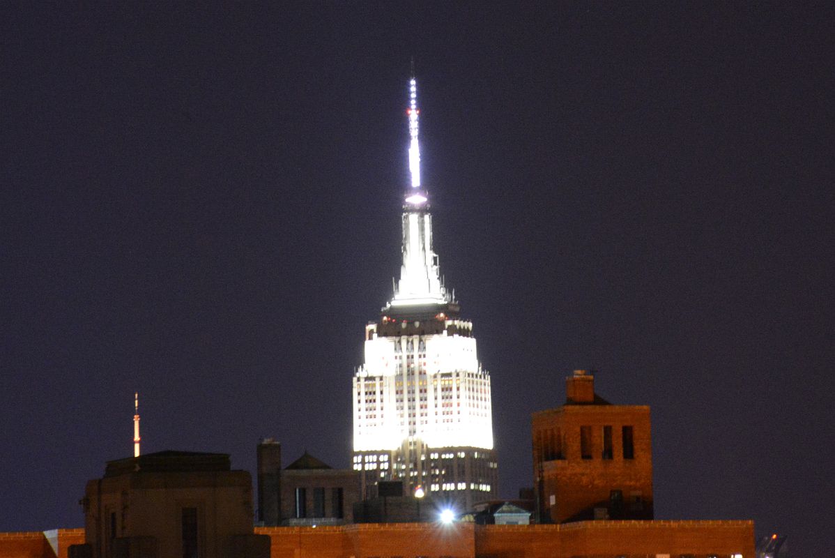 43 Empire State Building At Night From Brooklyn Heights